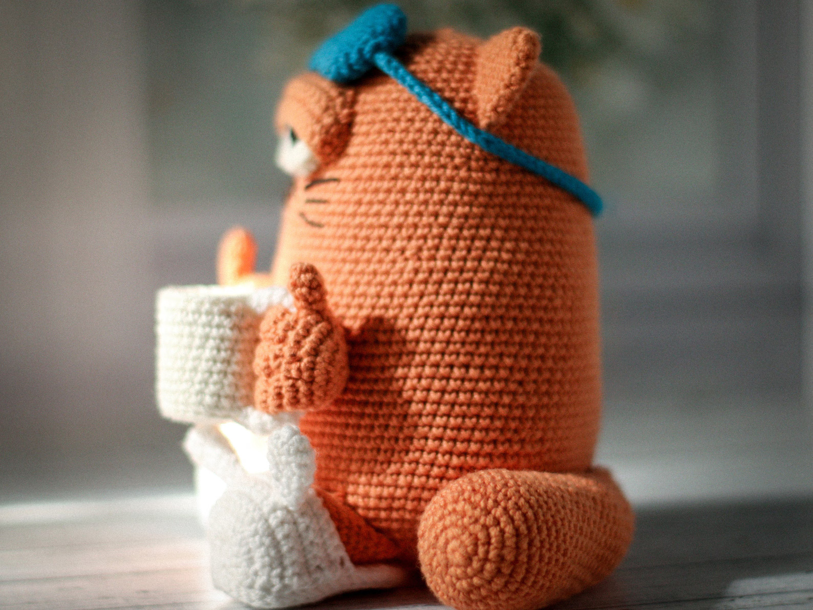 Sleepy Morning Cat Crochet Pattern