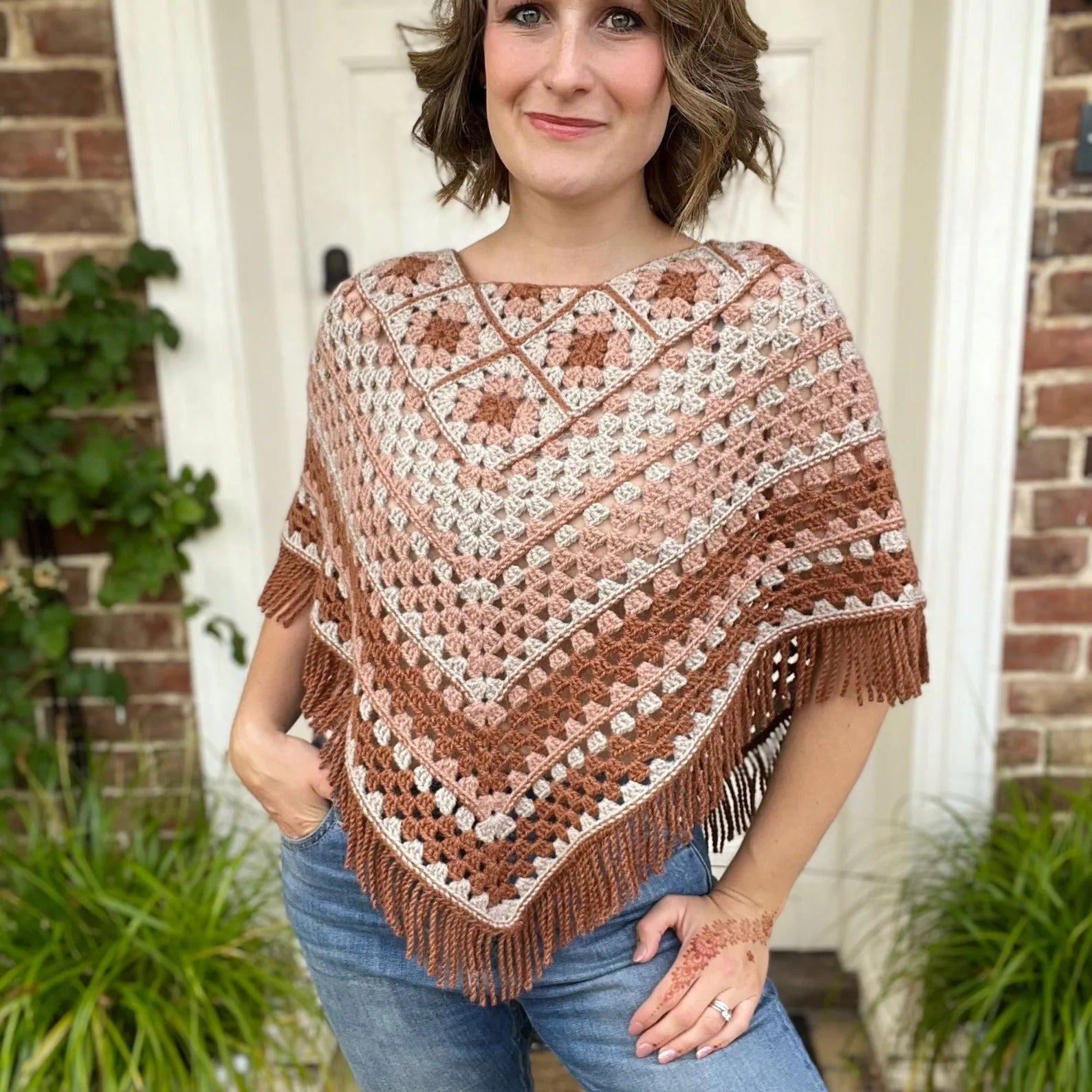 Beginner Crochet Poncho Pattern