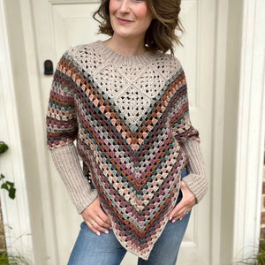 Beginner Crochet Poncho Pattern