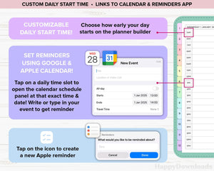 Digital Planner 2025 2026 Journal ADHD