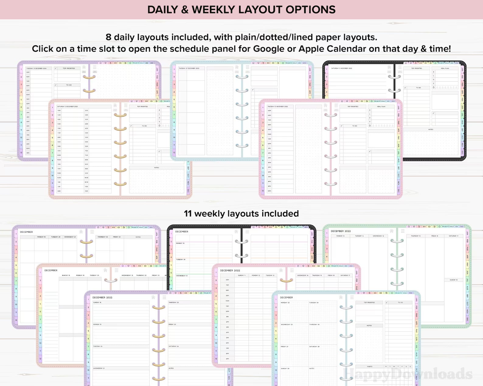 Digital Planner 2025 2026 Journal ADHD