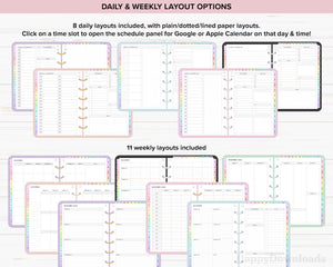 Digital Planner 2025 2026 Journal ADHD