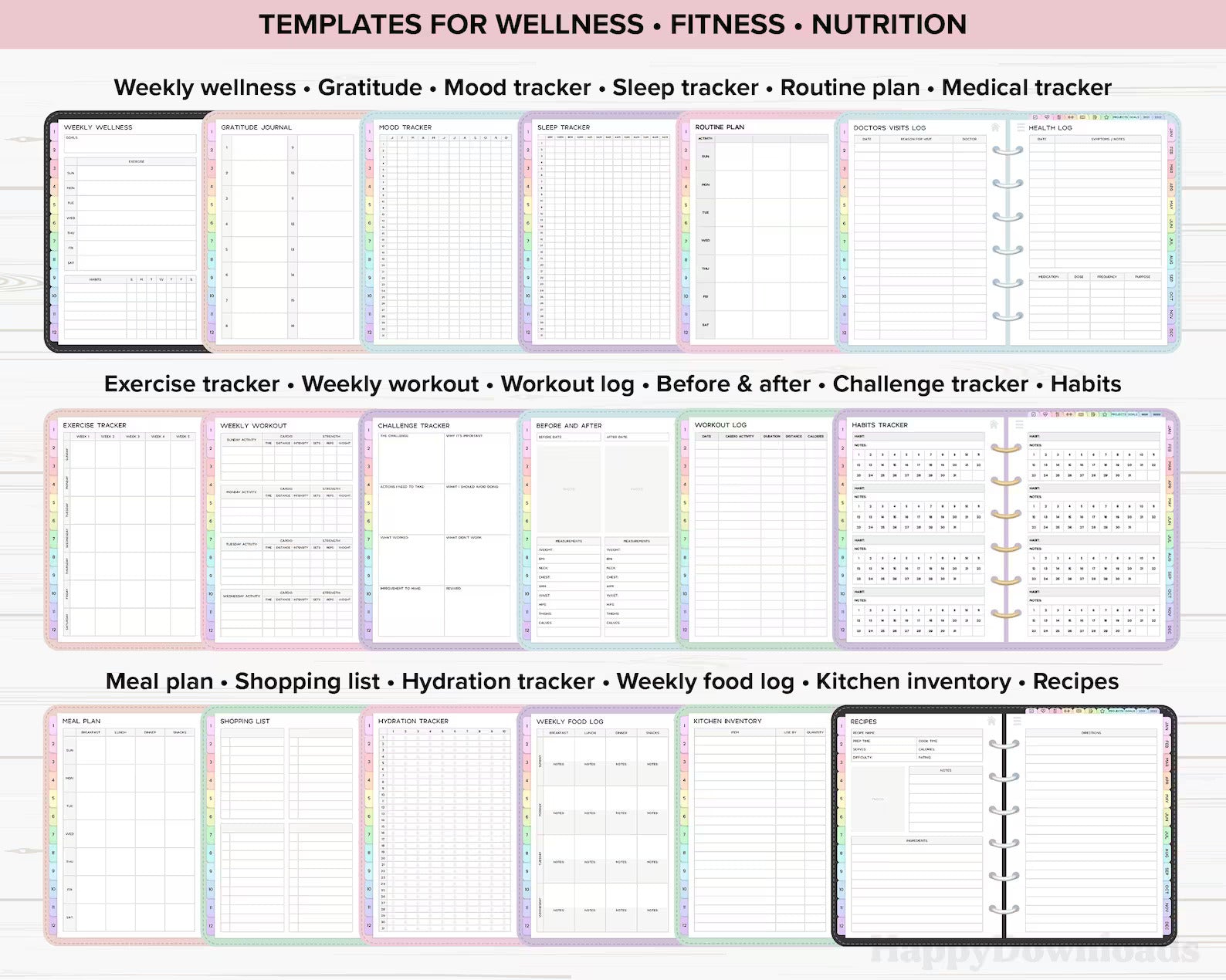 Digital Planner 2025 2026 Journal ADHD