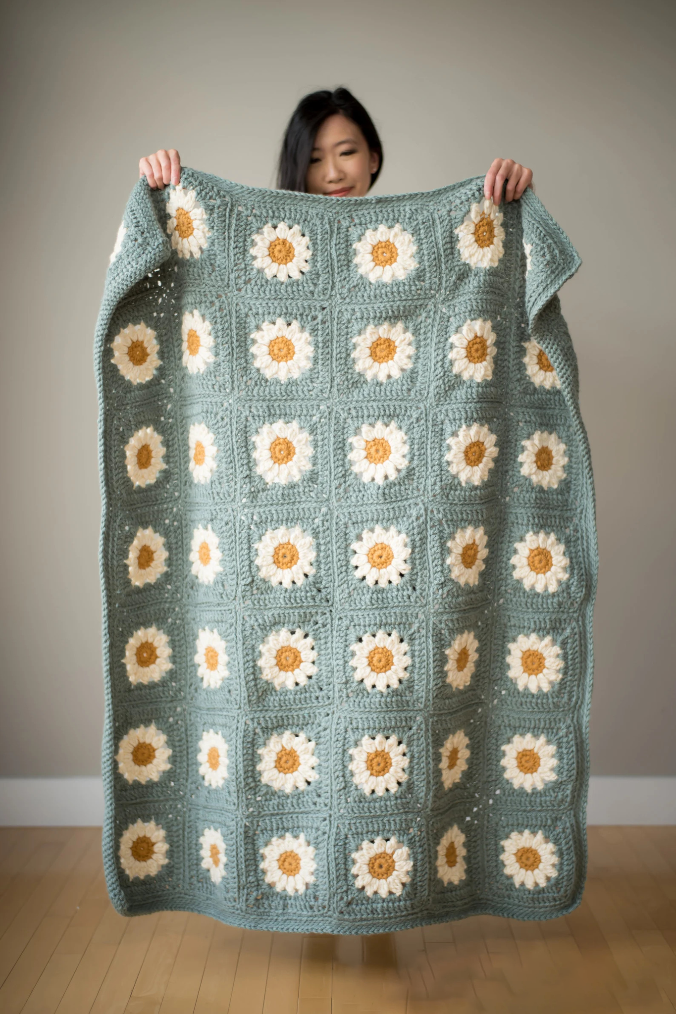 Cozy Days Daisy Blanket Crochet Pattern